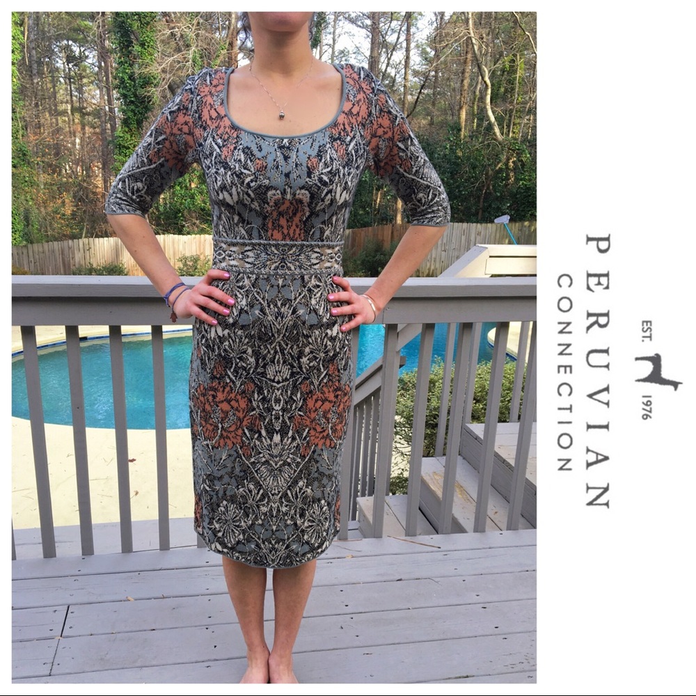 🎉HP🎉 Peruvian Connection Pima Cotton Dress